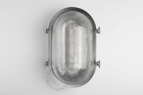 Zewnętrzna lampa morska BART z niklowanego mosiądzu - Zangra