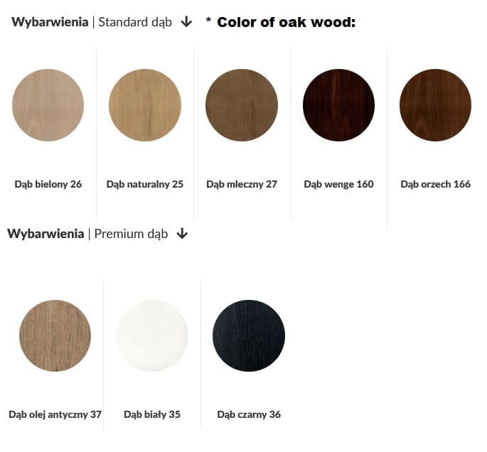 Stolik kawowy CANDY STK-1805, dąb,60 cm kolor do wyboru-Fameg