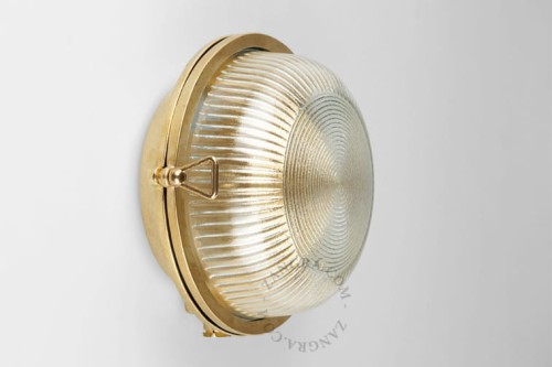 Zewnętrzna lampa morska BASILE z mosiądzu - Zangra