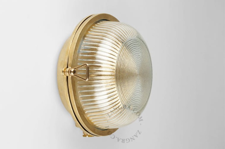 Zewnętrzna lampa morska BASILE z mosiądzu - Zangra