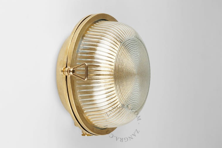 Zewnętrzna lampa morska BASILE z mosiądzu - Zangra