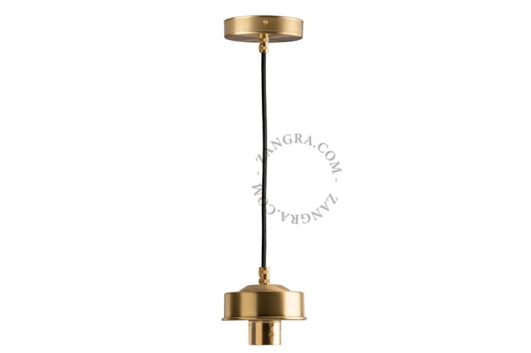 Lampa wisząca 136.005 szkło/mosiądz- Zangra