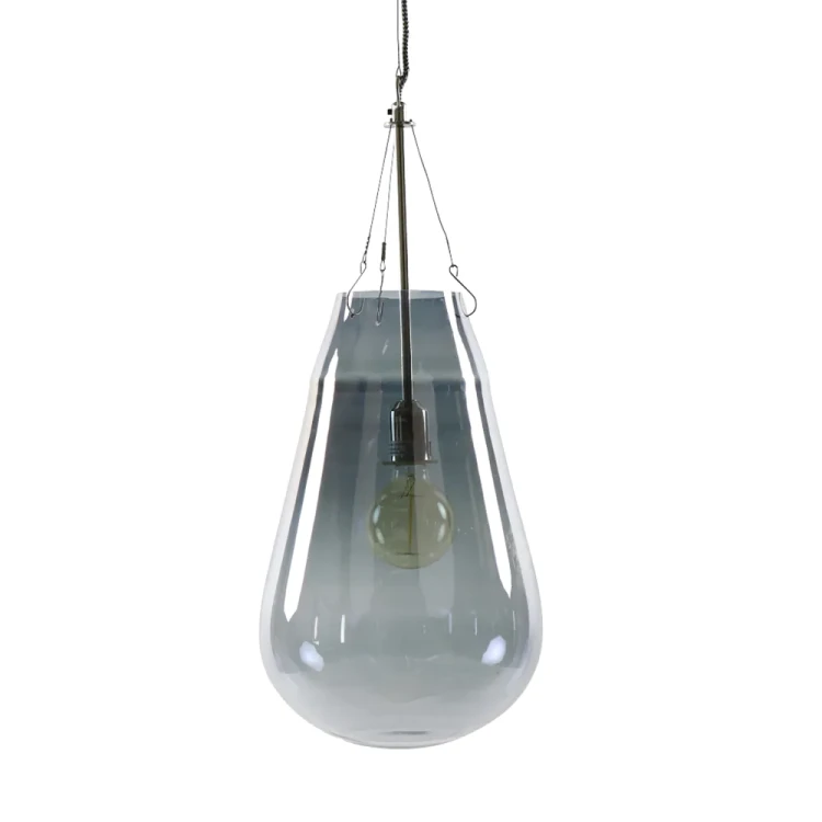 Lampa wisząca BULLIA L przydymiona -  Pomax