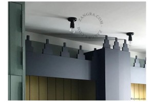 Oprawa porcelanowa 19 czarna  - Zangra