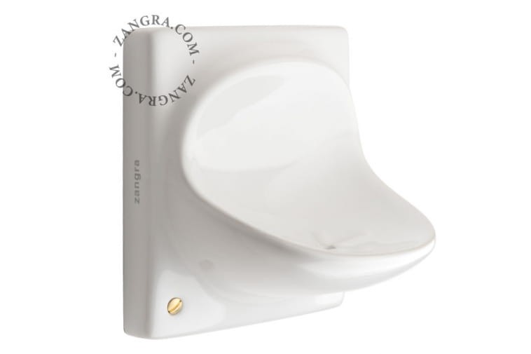 Ceramiczna mydelniczka 014 biała - Zangra