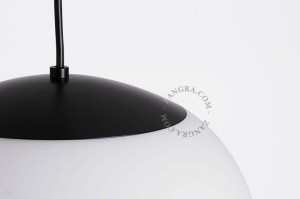 Ręcznie wykonana szklana lampa wisząca - Zangra