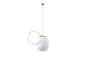 Ręcznie wykonana szklana lampa wisząca - Zangra