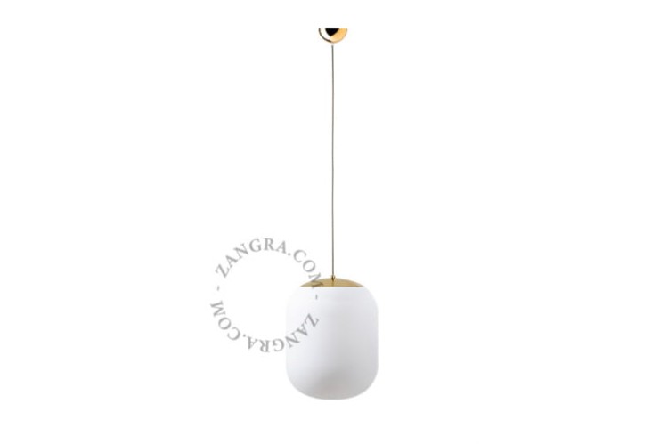 Ręcznie wykonana szklana lampa wisząca - Zangra