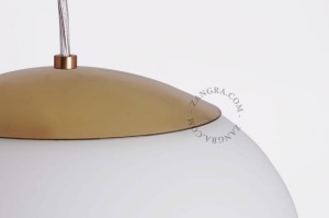 Ręcznie wykonana szklana lampa wisząca - Zangra