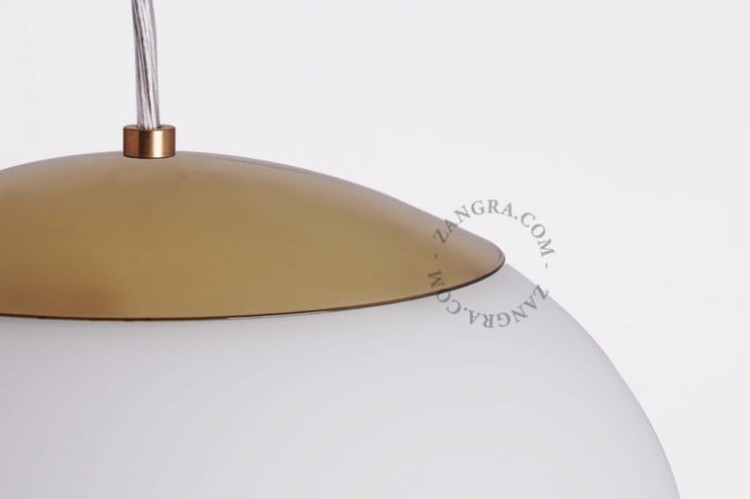 Ręcznie wykonana szklana lampa wisząca - Zangra