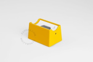 Żółta lampa ścienno-sufitowa z żarówką S14d, 30 cm - Zangra