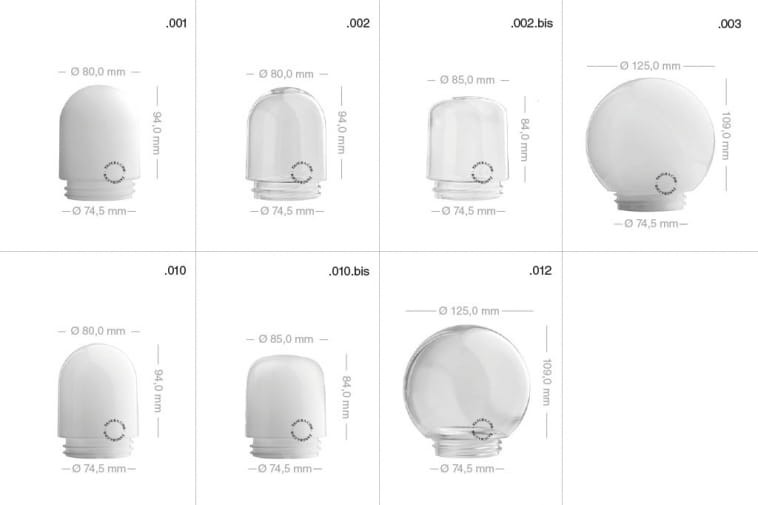 Lampa ścienna, porcelana, szklany klosz 002 - Zangra