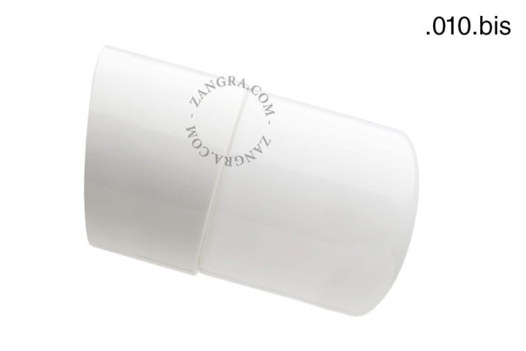 Wall lamp, porcelain, glass shade 010.bis - Zangra