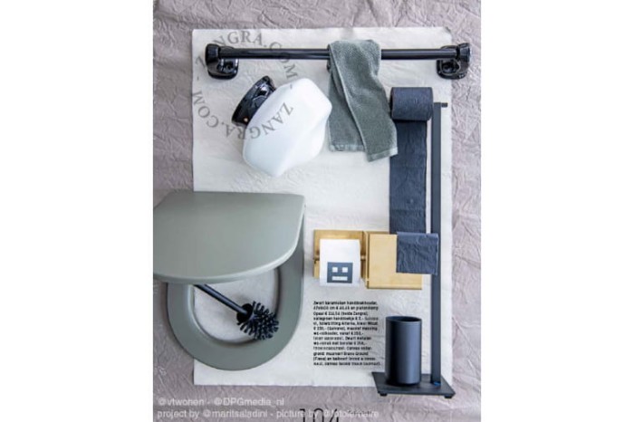 Czarna lampa porcelanowa, szklany klosz, L.006 - Zangra