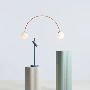 Lampa wisząca UNA 2 CORAL - Aldex