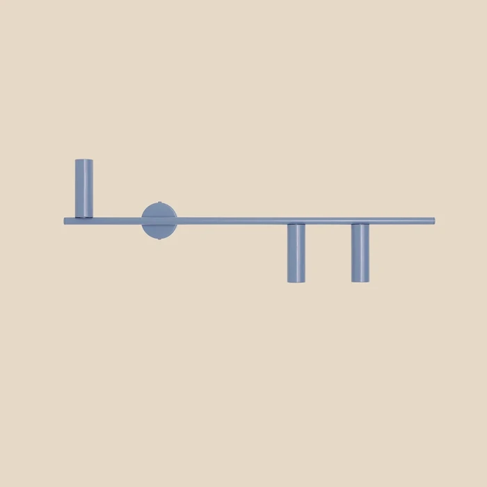 Lampa ścienna TREVO WALL 3 DUSTY BLUE - Aldex