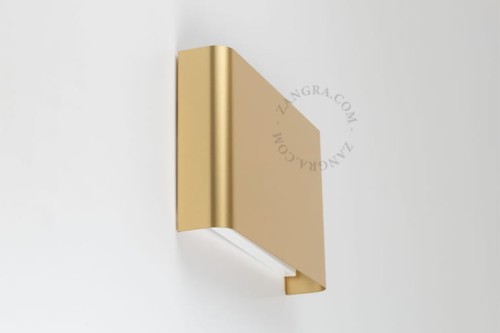 Złota lampa ścienna dwustronna BJORN, 002 - Zangra