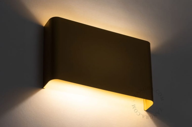 Złota lampa ścienna dwustronna BJORN, 002 - Zangra