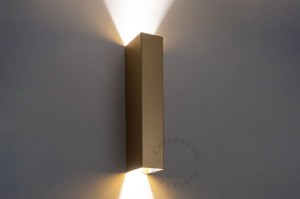 Złota lampa ścienna dwustronna BJORN, 003 - Zangra