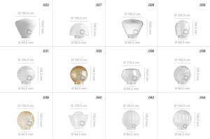 Zewnętrzna lub łazienkowa biała porcelanowa lampa ścienna lub sufitowa, 042 - Zangra