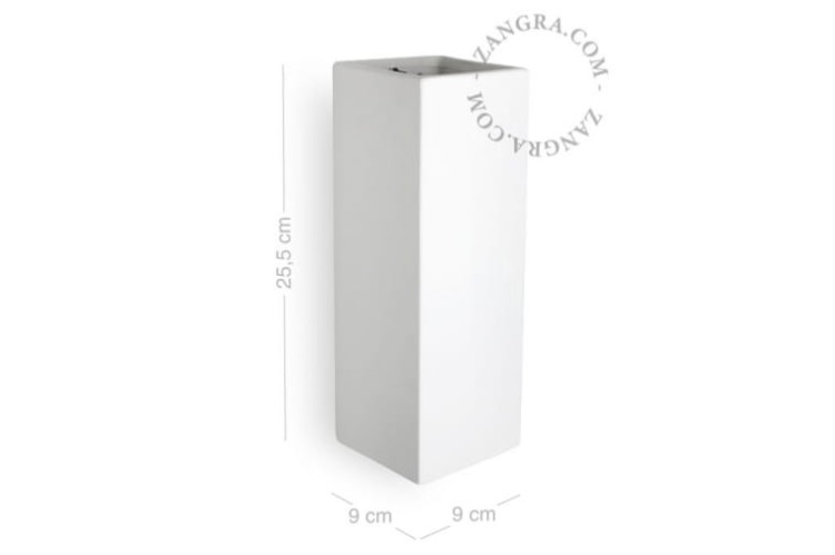 Ceramiczna lampa ścienna, 25 cm - Zangra