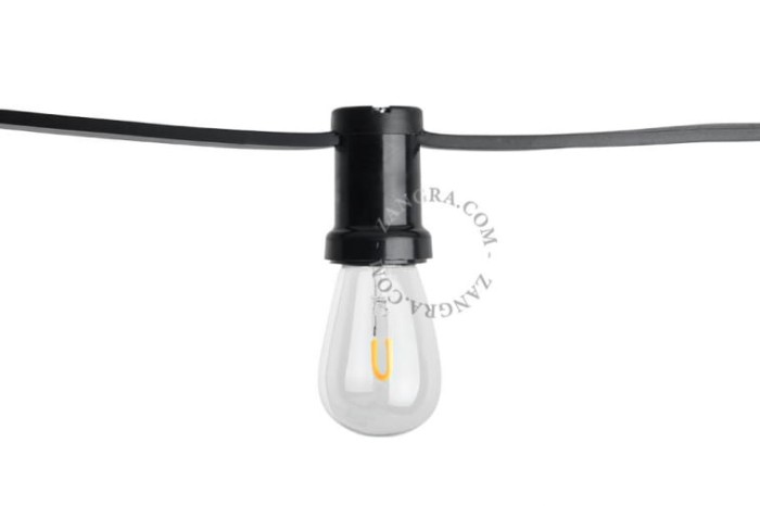 Girlanda oświetleniowa czarna - Zangra