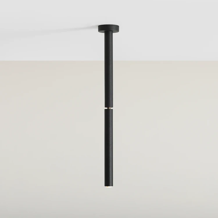 Prosty plafon punktowy STICK ALL BLACK - Aldex