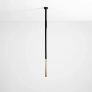 Nowoczesny plafon punktowy STICK BLACK - Aldex