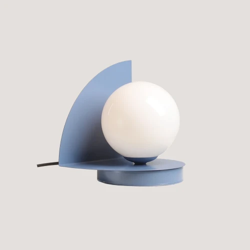 Modern table lamp LOOP TABLE DUSTY BLUE - Aldex