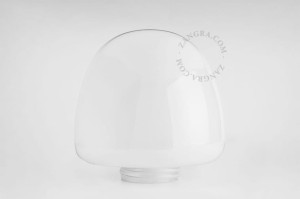Opal glass lampshade BAUHAUS style - Zangra