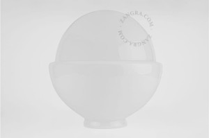 Opal glass lampshade - Zangra