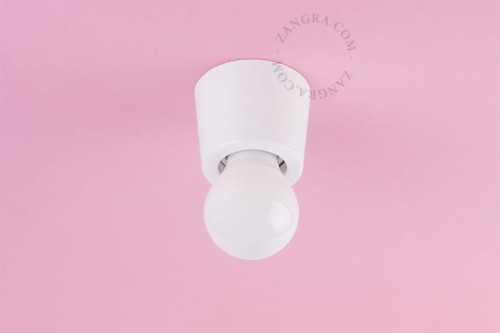 Biała porcelanowa lampa ANNIE - Zangra