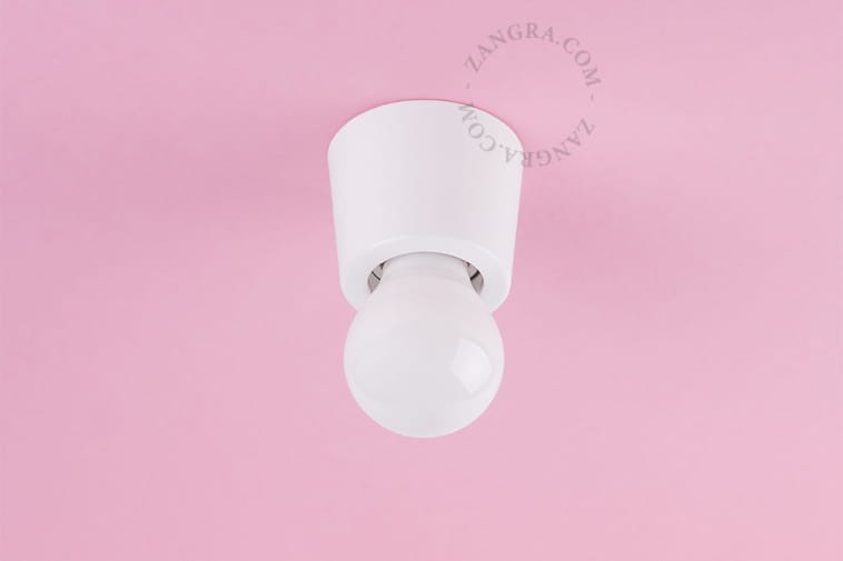 Bílá porcelánová lampa ANNIE - Zangra