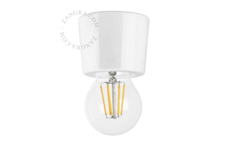 White porcelain lamp ANNIE - Zangra