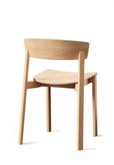 NORD chair, oak, upholstered seat - Fameg