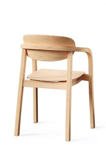 Fotel LINIA B-2324 , tapicerowane siedzisko - Fameg