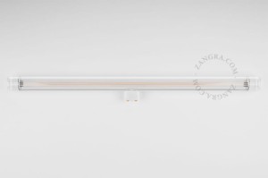 S14d żarówka LED 50 cm, szkło żebrowane - Zangra