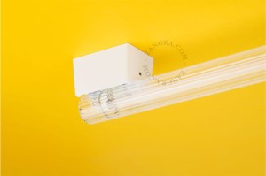 S14s LED bulb 100 cm, ribbed glass - Zangra