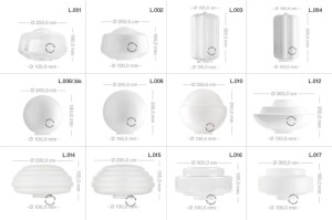 Černá porcelánová stolní nebo nástěnná lampa CEDRIC L.008 - Zangra