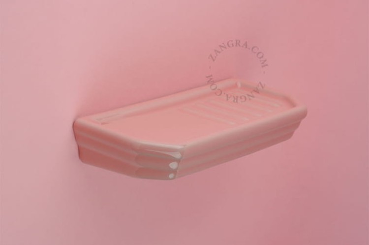 Small pink porcelain shelf belle.p - Zangra