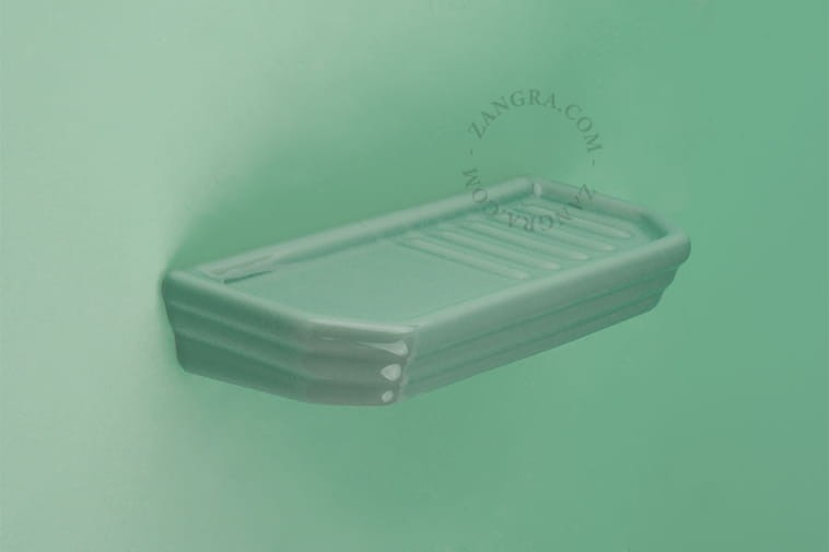 Malá mátová porcelánová police belle.lgr - Zangra