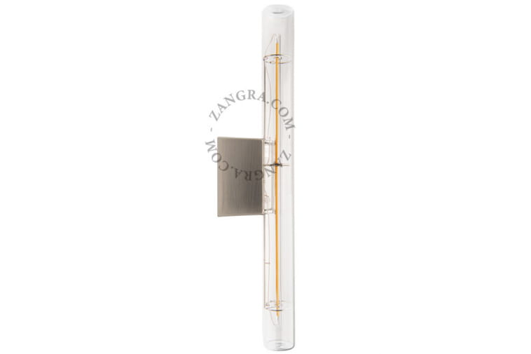 Lampa STICK szkło chrom + żarówka LED 50 cm - Zangra