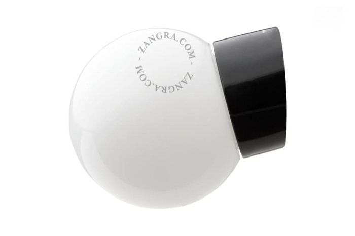 Lampa łazienkowa porcelanowa klosz 013 plastik opal - Zangra