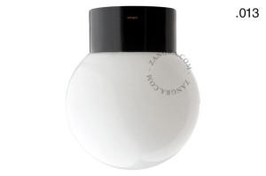 Lampa łazienkowa porcelanowa klosz 013 plastik opal  - Zangra