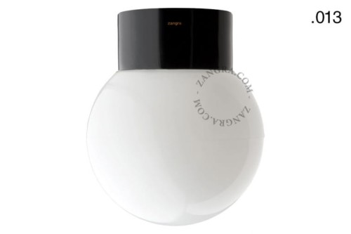 Lampa łazienkowa porcelanowa klosz 013 plastik opal  - Zangra