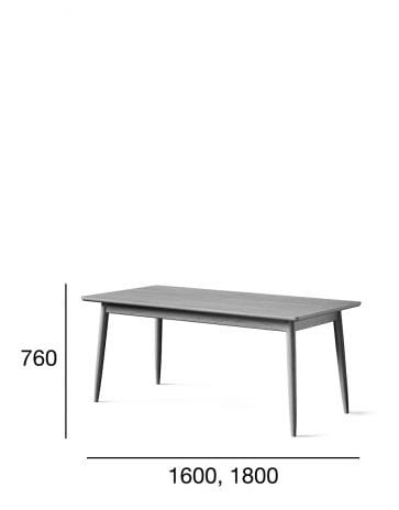 Stół rozkładany TOSCANO ST-2318 900x1800/2600 buk- Fameg kolor do wyboru