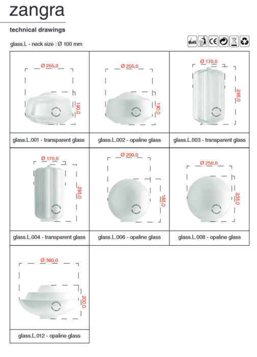 Lampa sufitowa 128.b.go, czarna/mosiądz  klosz 002 -Zangra