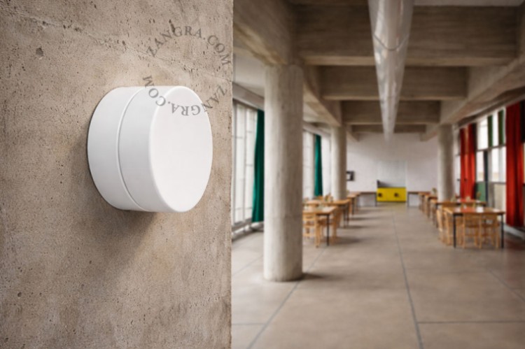 Wodoodporna lampa ścienna  biała DANA 18 cm - Zangra