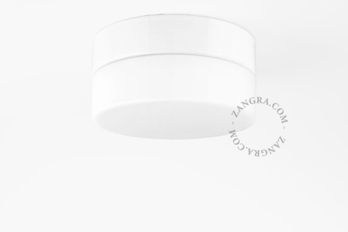 Wodoodporna lampa ścienna  biała DANA 18 cm - Zangra