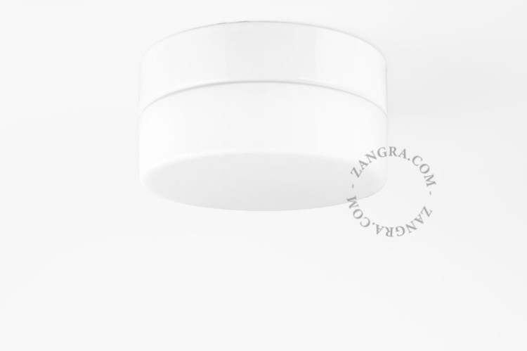 Wodoodporna lampa ścienna  biała DANA 18 cm - Zangra